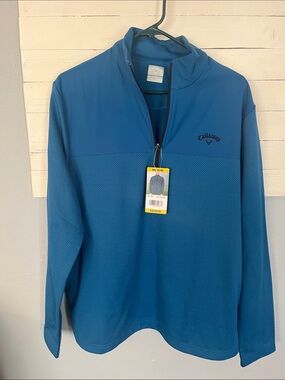 Callaway Blue Half-Zip Golf Pullover